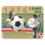Slovakia 2 euro coin 2026 Football BU coincard