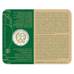 Slovakia 2 euro coin 2026 Football BU coincard