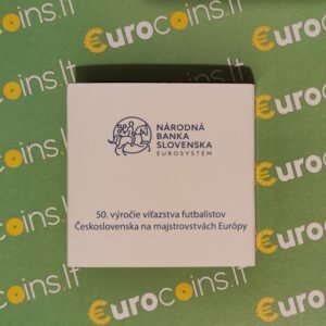 Slovakia 2 euro coin 2026 Football_PROOF box