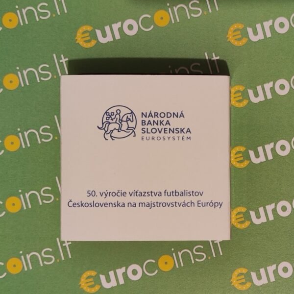 Slovakia 2 euro coin 2026 Football_PROOF box