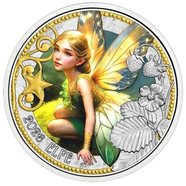 Austria 2026 3 euro coin Elfe