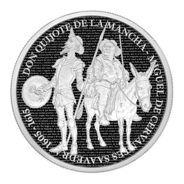 Cameroon 2026 1000 francs silver coin Don Kichot Cameroon 2026 1000 francs silver coin Don Kichot