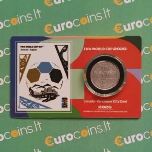 Canada 2026 0.25 dollar FIFA2026 Mascot coincard