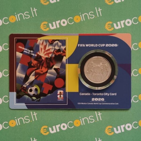 Canada 2026 0.25 dollar FIFA2026 The Match coincard
