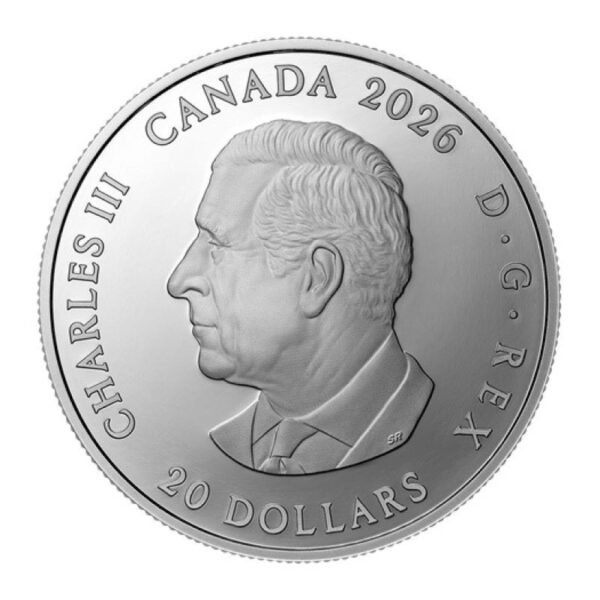 Canada 2026 20 Dollars silver FIFA2026-Goal