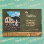 Ireland 2005 BU euro coins set Heywood Gardens in Laois folder