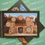 Ireland 2005 BU euro coins set Heywood Gardens in Laois in folder
