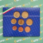Italy 2002 BU euro coins set IPZ