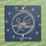 Italy 2009 BU euro coins set with 2 euro EMU folder