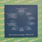 Italy 2009 BU euro coins set with 2 euro EMU folder