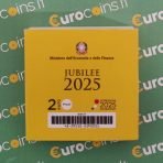 Italy 2 euro coin 2025 Jubilee PROOF box