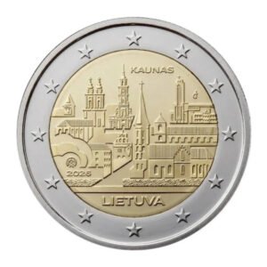 Lithuania 2 euro coin 2026 Kaunas UNC