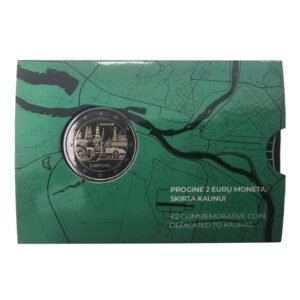 Lithuania 2 euro 2026 Kaunas BU coincard