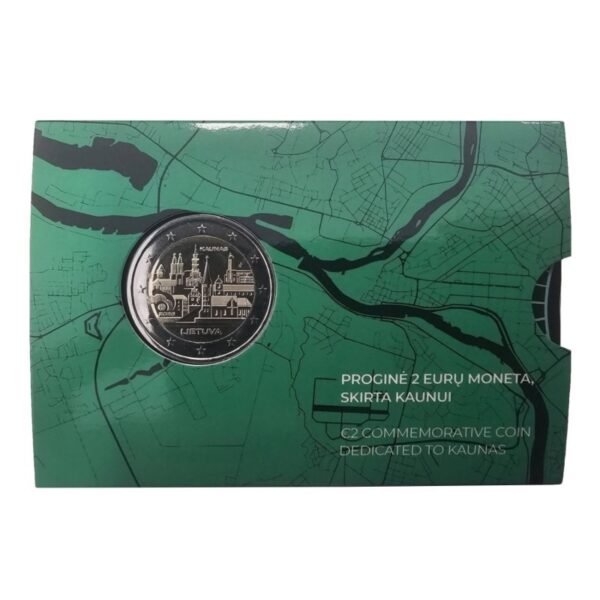 Lithuania 2 euro 2026 Kaunas BU coincard Lithuania 2 euro 2026 Kaunas BU coincard