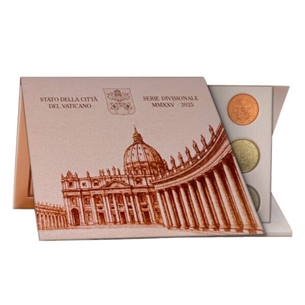 Vatican 2025 BU euro coins set folder Vatican 2025 BU euro coins set folder