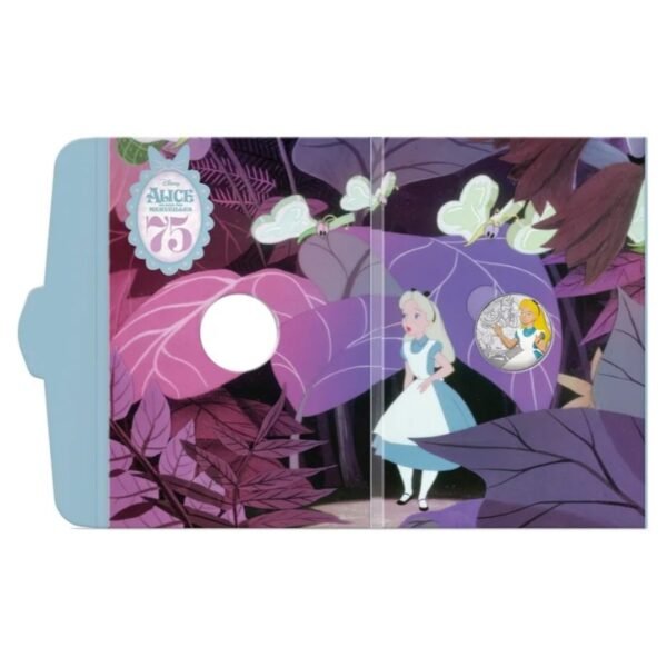 France 2026 10 euro silver coin Alice in wonderland in folder