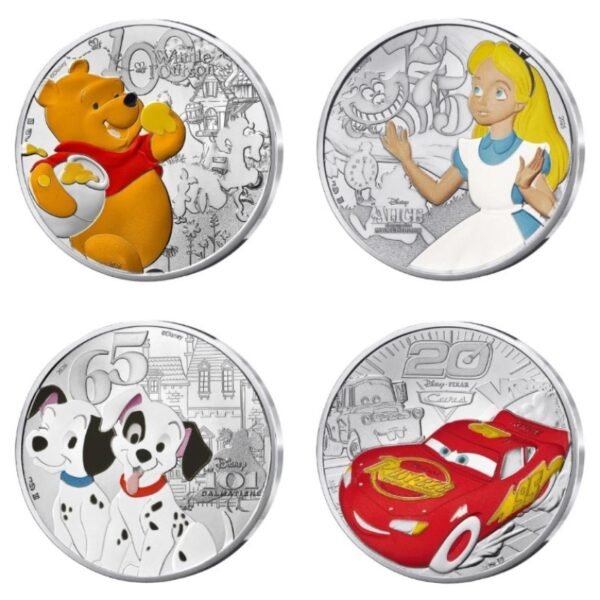 France 2026 10 euro silver coins DISNEY collection