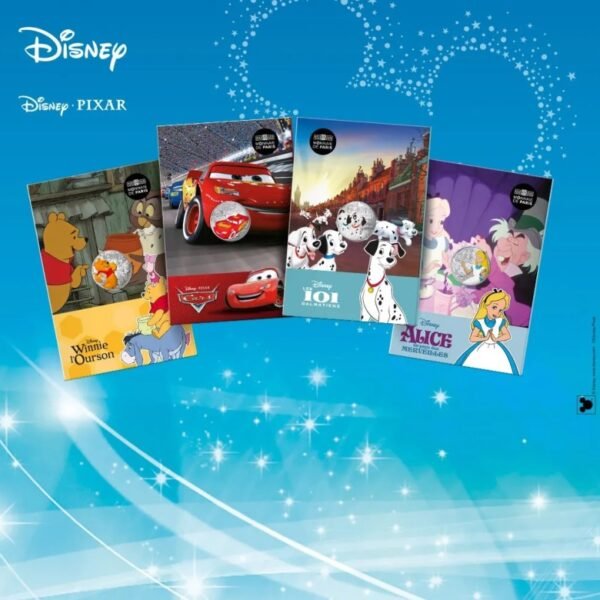 France 2026 10 euro silver coins DISNEY collection in folders