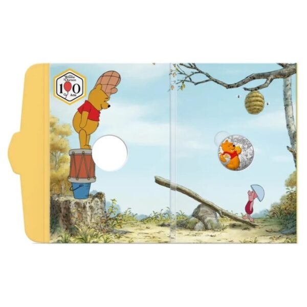 France 2026 10 euro silver coin Winnie The Pooh in folder