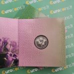 Greece 2021 5 euro silver coin Campanula saxatilis in folder