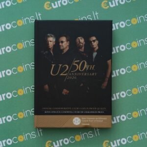 Ireland 2 euro coin 2026 U2 PROOF box