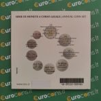 Italy 2014 BU euro coins set Galileo Galilei folder