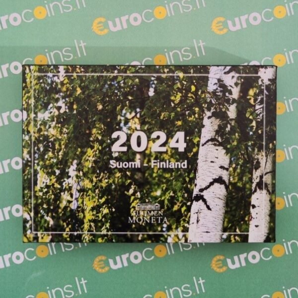 Finland 2 euro coins 2024 Elections and democracy + Finnish Architecture PROOF box